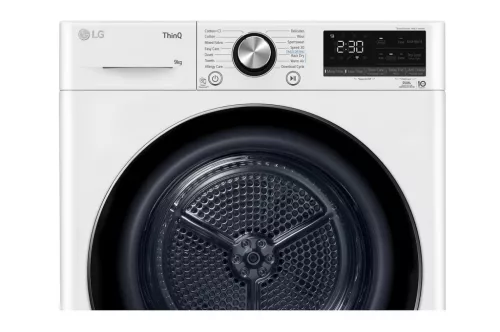 LG RH90V9AV2N 9 kg-os hőszivattyús szárítógép, Wi‑Fi, automatikus szárítás