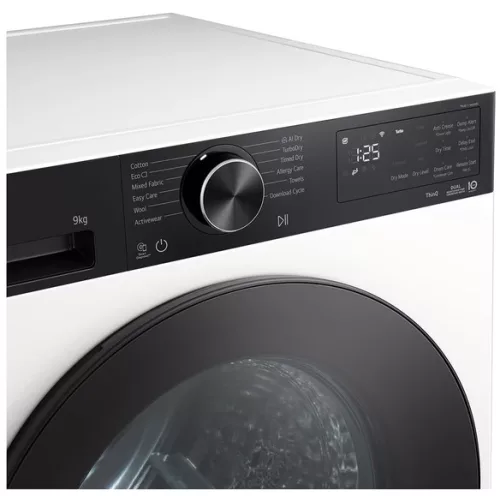 LG RHX5009THB hőszivattyús szárítógép, 9 kg, ThinQ WiFi, Dual Inverter