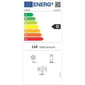 GORENJE RK418DPS4 alulfagyasztós hűtőszekrény