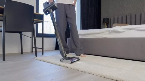 Sharp SA-VP4261BS Hygienic & Mop vezeték nélküli állóporszívó felmosó funkcióval, 300 W, 65 perc üzemidő