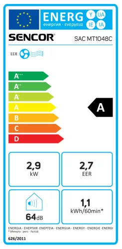 SENCOR SAC MT1048C mobil klíma