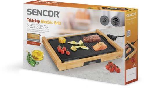 SENCOR SBG 206BK asztali elektromos grill