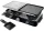 Sencor SBG 0260BK raclette grill 1400 W, kőlap és bordázott grillezőlap