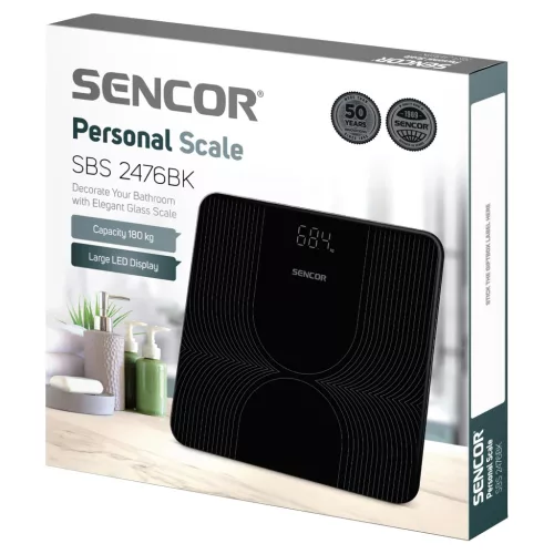 SENCOR SBS2476BK személymérleg