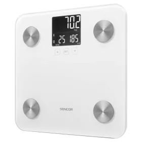   Sencor SBS 6025WH személymérleg testanalízissel, 180 kg terhelhetőséggel