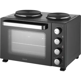 SENCOR SEO 2800BK mini sütő 28 l, 3200 W, főzőlapokkal