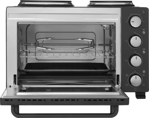 SENCOR SEO 2800BK mini sütő 28 l, 3200 W, főzőlapokkal