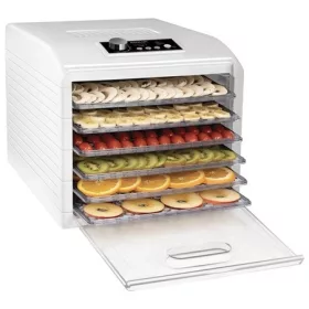  Sencor SFD 6500WH aszalógép, 6 tálcás, 5 automatikus programmal