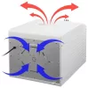Sencor SFD 6500WH aszalógép, 6 tálcás, 5 automatikus programmal