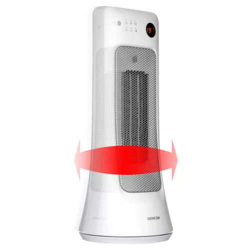Sencor SFH 8019WH kerámia hősugárzó, 2 fokozat, oszcilláció