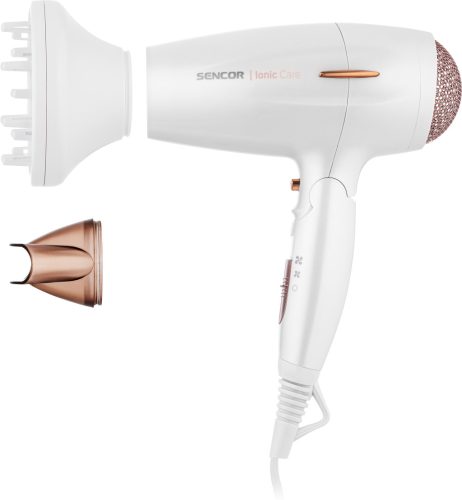 SENCOR SHD 7200GD fehér-rózsaszín kompakt hajszárító