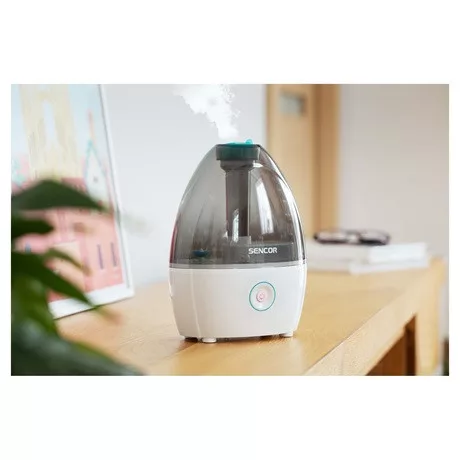 SENCOR SHF 901WH ultrahangos mini párásító, 6 l, aromaterápiával, fehér