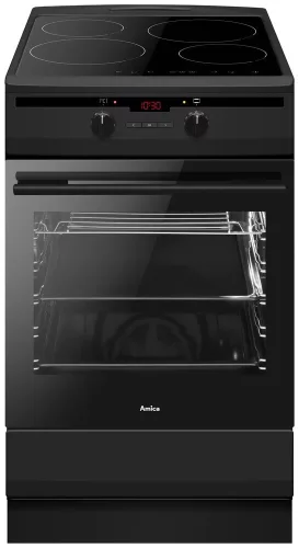 AMICA SIA 111 SB indukciós tűzhely fekete, légkeveréssel és grill funkcióval