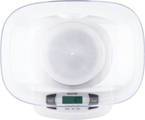 SENCOR SKS 4001WH tálas konyhai mérleg