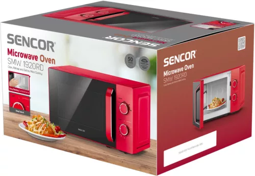 SENCOR SMW1920RD mikrohillámú sütő, piros