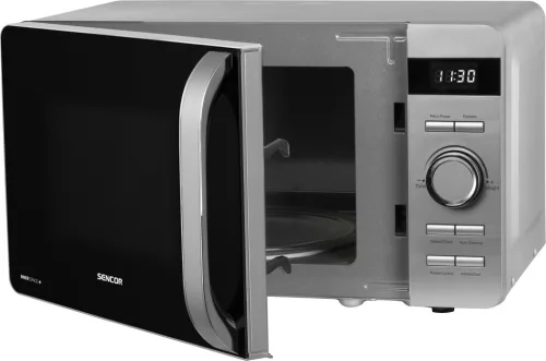 SENCOR SMW5217SL mikrohullámú sütő, 17 l, 800 W, ezüst
