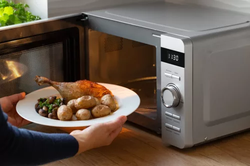 SENCOR SMW5217SL mikrohullámú sütő, 17 l, 800 W, ezüst