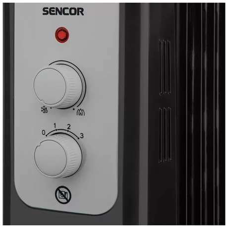 SENCOR SOH 3313BK olajradiátor 2500 W, 13 fűtőbordával