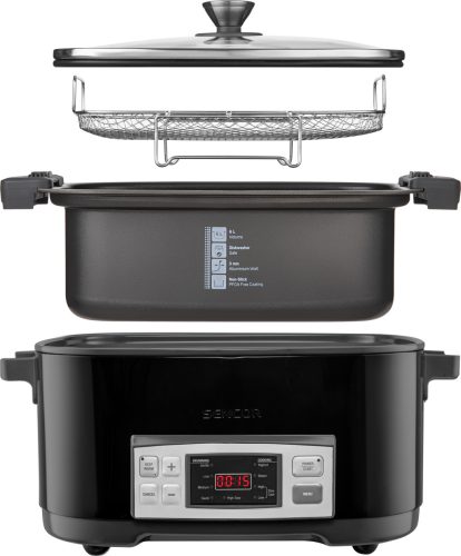 SENCOR SPR 5508BK lassú főző edény      