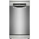 BOSCH SPS4HMI49E Serie 4 keskeny szabadonálló mosogatógép, 10 teríték, Home Connect, inox