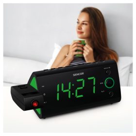 SENCOR SRC 330 GN rádiós ébresztőóra