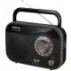 SENCOR SRD210B hordozható rádió (analóg AM/FM, kihúzható antenna)