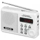 Sencor SRD 215 W zsebrádió FM-tunerrel, USB- és microSD-lejátszással