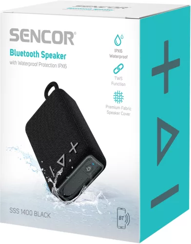 SENCOR SSS 1400 BLACK bluetooth hangszóró