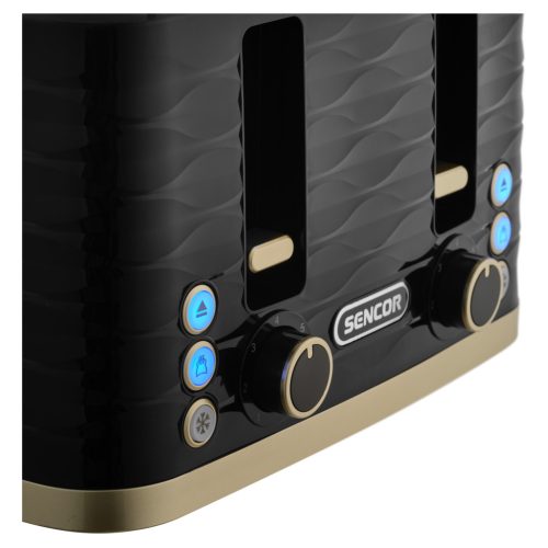 SENCOR STS7551BK fekete 4 szeletes kenyérpirító