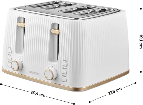 SENCOR STS 7540WH kenyérpirító 4 szeletes