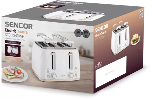 SENCOR STS 7540WH kenyérpirító 4 szeletes