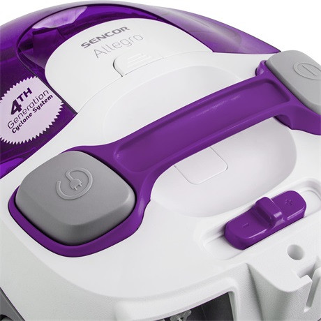 SENCOR SVC512VT-EUE2 lila-szürke porzsák nélküli porszívó