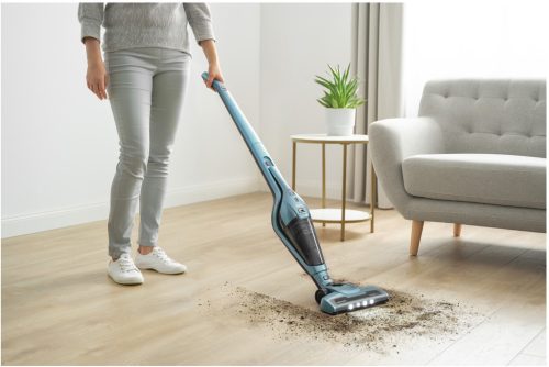 SENCOR SVC 0602BL porszívó álló 3in1