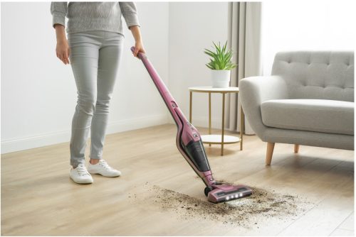 SENCOR SVC 0604RD porszívó álló 3in1