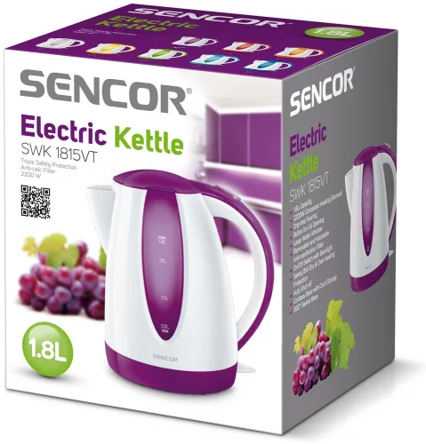 SENCOR SWK 1815VT vízforraló 1,8 l, 2000 W, lila