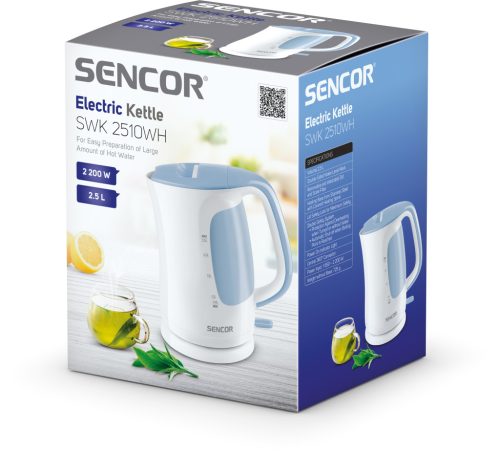 SENCOR SWK 2510WH fehér 2,5l-es vízforraló