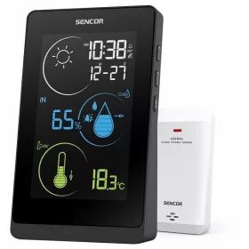   SENCOR SWS 8800 időjárás állomás, 7,13" True Color kijelző, kültéri érzékelővel