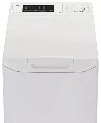 Candy TCA463D3-S felültöltős mosógép, 6 kg, Wi-Fi és Bluetooth, C energiaosztály