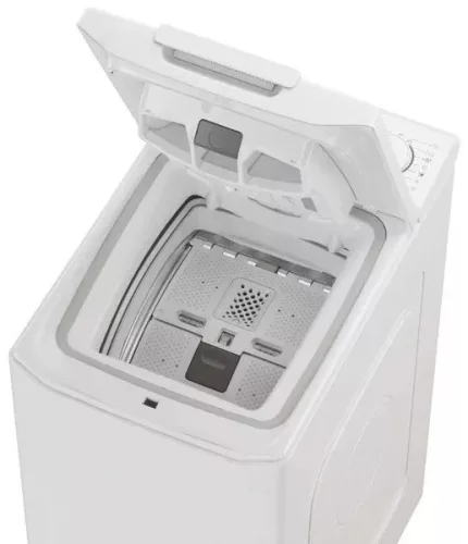 Candy TCA463D3-S felültöltős mosógép, 6 kg, Wi-Fi és Bluetooth, C energiaosztály