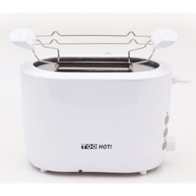   TOO TO-500-W 840W fehér 2 szeletes kenyérpirító zsemlemelegítő feltéttel