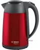 BOSCH TWK3P424 nemesacél vízforraló 1,7 l, kivehető vízkőszűrővel