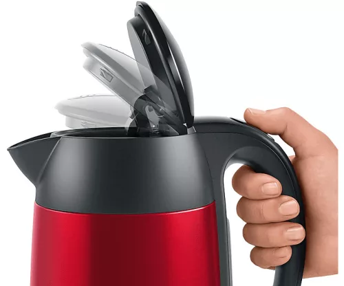 BOSCH TWK3P424 nemesacél vízforraló 1,7 l, kivehető vízkőszűrővel