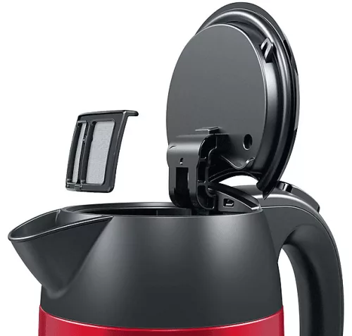 BOSCH TWK3P424 nemesacél vízforraló 1,7 l, kivehető vízkőszűrővel