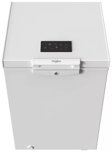Whirlpool W3RHS98DW fagyasztóláda 98 literes kapacitással, elektronikus vezérléssel és TurboFreeze funkcióval