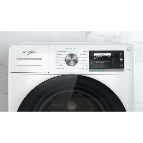 WHIRLPOOL W6X W845WB EE prémium gőzfunkciós elöltöltős mosógép