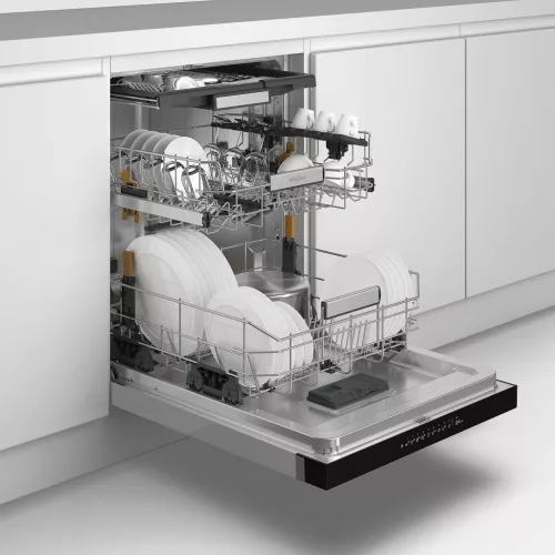 WHIRLPOOL W7U HS61X beépíthető mosogatógép, 15 teríték, A energiaosztály, 41 dB