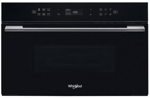 WHIRLPOOL W7 MD440 NB W Collection mikrohullámú sütő, fekete full üveg, 31 liter űrtartalom