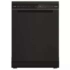   WHIRLPOOL W8F HS61BS szabadonálló mosogatógép, 15 teríték, 8 program, PowerClean Pro, 6. Érzék, Black Steel
