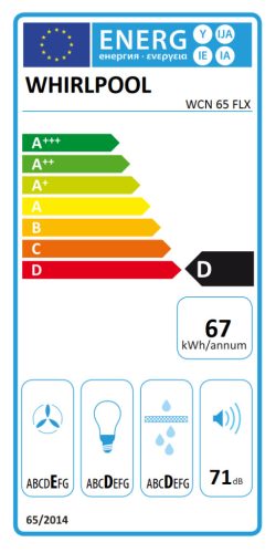 WHIRLPOOL WCN 65 FLX páraelszívó