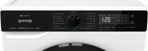 Gorenje WD2PA854ADW mosó-szárítógép, 8 kg, 1400 ford./perc, Wi-Fi, gőzfunkció